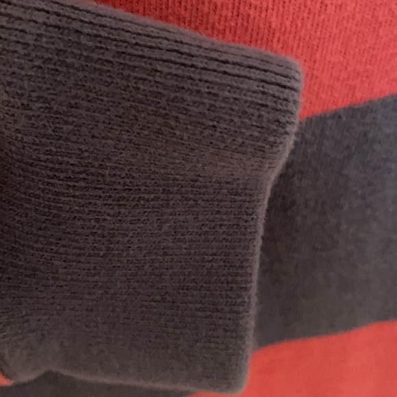 Boys Navy and Red Quarter-Zip Pullover - Picture 5 of 5